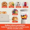 imageBELLA 10 speed Flip ampamp Store Countertop Blender  2 Slice Slim toaster Fitsanywhere Kitchenware Smart Toaster w 6 Shades Control ampamp Smoothie Blender w 48oz Capacity Pitcher Oatmilk