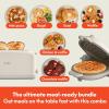 imageBELLA 2 slice Slim toaster  FlipnStore Ceramic Waffle Maker Fitsanywhere Kitchenware Waffle Iron w with EverGood Ceramic Nonstick Coating ampamp Smart Toaster w 6 Shades Control Oatmilk