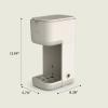 imageBELLA Single Serve Coffee Maker K Cup ampamp Coffee Ground Compatible with Removable Adjustable Drip Tray Auto Shutoff ampamp Reusable Dishwasher Safe Accessories Brews 6oz to 14oz 1000 Watt BlossomOatmilk