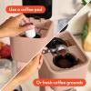 imageBELLA Single Serve Coffee Maker K Cup ampamp Coffee Ground Compatible with Removable Adjustable Drip Tray Auto Shutoff ampamp Reusable Dishwasher Safe Accessories Brews 6oz to 14oz 1000 Watt BlossomBlossom