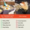 imageBella 10quotx 20quot Ceramic FoldnStore Dual Temp Griddle Fitsanywhere Kitchenware EverGood Ceramic Nonstick Coating 2 Temperature Zones up to 400F Dishwasher Safe Drip Tray 1500 Watt OatmilkPlum