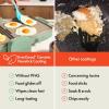 imageBella 10quotx 20quot Ceramic FoldnStore Dual Temp Griddle Fitsanywhere Kitchenware EverGood Ceramic Nonstick Coating 2 Temperature Zones up to 400F Dishwasher Safe Drip Tray 1500 Watt OatmilkSeaglass