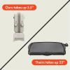 imageBella 10quotx 20quot Ceramic FoldnStore Dual Temp Griddle Fitsanywhere Kitchenware EverGood Ceramic Nonstick Coating 2 Temperature Zones up to 400F Dishwasher Safe Drip Tray 1500 Watt OatmilkOatmilk