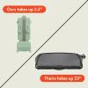 imageBella 10quotx 20quot Ceramic FoldnStore Dual Temp Griddle Fitsanywhere Kitchenware EverGood Ceramic Nonstick Coating 2 Temperature Zones up to 400F Dishwasher Safe Drip Tray 1500 Watt OatmilkSeaglass