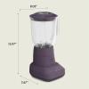 imagebella 10 Speed Countertop Blender Juicer ampamp Smoothie Maker Fitsanywhere Kitchenware Slim Flip ampamp Store Design Dishwasher Safe 48oz Capacity Pitcher ampamp Lid Stainless Steel Blade 450 Watt OatmilkPlum