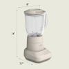 imagebella 10 Speed Countertop Blender Juicer ampamp Smoothie Maker Fitsanywhere Kitchenware Slim Flip ampamp Store Design Dishwasher Safe 48oz Capacity Pitcher ampamp Lid Stainless Steel Blade 450 Watt OatmilkOatmilk