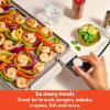 imagebella 10quot x 20quot Electric Griddle with EverGood Ceramic Nonstick Coating Removable Temperature Probe DishwasherSafe Drip Tray ampamp Cool Touch Handles Cook up to 10 Eggs 1500 Watt OatmilkOatmilk  Tray