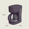 imagebella 12 cup Programmable Coffee MakerPlum