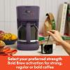 imagebella 12 cup Programmable Coffee MakerPlum