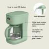 imagebella 12 cup Programmable Coffee MakerSeaglass