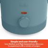 imagebella 15 Qt Slow Cooker with 3 Heat Manual Control Ceramic Nonstick Coating Dishwasher Safe Stoneware Pot and Tempered Glass Lid Tangle Free Cord Wrap ampamp Cool Touch Handles BlossomSurf