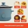 imagebella 15 Qt Slow Cooker with 3 Heat Manual Control Ceramic Nonstick Coating Dishwasher Safe Stoneware Pot and Tempered Glass Lid Tangle Free Cord Wrap ampamp Cool Touch Handles BlossomSurf