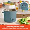imagebella 16 Cup Rice Cooker with Steamer Dishwasher Safe Steaming Basket Rice Paddle and Measuring Cup Removable Nonstick Cooking Bowl Automatic Keep Warm Function 400 Watt PlumSurf