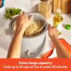 imagebella 16 Cup Rice Cooker with Steamer Dishwasher Safe Steaming Basket Rice Paddle and Measuring Cup Removable Nonstick Cooking Bowl Automatic Keep Warm Function 400 Watt PlumOatmilk