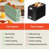 imagebella 2 Slice Slim Toaster Fitsanywhere Kitchenware 6 Setting Shade Control with Reheat ampamp Cancel Buttons Fits sourdough 10 Long Slot Anti Jam ampamp Auto Shutoff 900 Watt OatmilkSeaglass