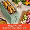 imagebella 2 Slice Slim Toaster Fitsanywhere Kitchenware 6 Setting Shade Control with Reheat ampamp Cancel Buttons Fits sourdough 10 Long Slot Anti Jam ampamp Auto Shutoff 900 Watt OatmilkSeaglass