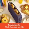 imagebella 2 Slice Slim Toaster Fitsanywhere Kitchenware 6 Setting Shade Control with Reheat ampamp Cancel Buttons Fits sourdough 10 Long Slot Anti Jam ampamp Auto Shutoff 900 Watt OatmilkPlum