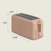 imagebella 2 Slice Slim Toaster Fitsanywhere Kitchenware 6 Setting Shade Control with Reheat ampamp Cancel Buttons Fits sourdough 10 Long Slot Anti Jam ampamp Auto Shutoff 900 Watt OatmilkBlossom