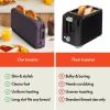 imagebella 2 Slice Slim Toaster Fitsanywhere Kitchenware 6 Setting Shade Control with Reheat ampamp Cancel Buttons Fits sourdough 10 Long Slot Anti Jam ampamp Auto Shutoff 900 Watt OatmilkPlum