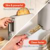 imagebella 2 Slice Slim Toaster Fitsanywhere Kitchenware 6 Setting Shade Control with Reheat ampamp Cancel Buttons Fits sourdough 10 Long Slot Anti Jam ampamp Auto Shutoff 900 Watt OatmilkOatmilk
