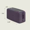 imagebella 2 Slice Slim Toaster Fitsanywhere Kitchenware 6 Setting Shade Control with Reheat ampamp Cancel Buttons Fits sourdough 10 Long Slot Anti Jam ampamp Auto Shutoff 900 Watt OatmilkPlum
