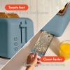 imagebella 2 Slice Slim Toaster Fitsanywhere Kitchenware 6 Setting Shade Control with Reheat ampamp Cancel Buttons Fits sourdough 10 Long Slot Anti Jam ampamp Auto Shutoff 900 Watt OatmilkSurf