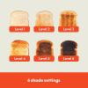imagebella 2 Slice Toaster 6 Setting Shade Control w Reheat Cancel Bagel ampamp Defrost Buttons Removable Crumb Tray Anti Jam ampamp Auto Shutoff Auto Centering Guides ampamp Cord Wrap 900 Watt BlossomOatmilk