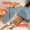 imagebella 2 Slice Toaster 6 Setting Shade Control w Reheat Cancel Bagel ampamp Defrost Buttons Removable Crumb Tray Anti Jam ampamp Auto Shutoff Auto Centering Guides ampamp Cord Wrap 900 Watt BlossomSurf
