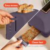 imagebella 2 Slice Toaster 6 Setting Shade Control w Reheat Cancel Bagel ampamp Defrost Buttons Removable Crumb Tray Anti Jam ampamp Auto Shutoff Auto Centering Guides ampamp Cord Wrap 900 Watt BlossomPlum