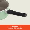 imagebella 21 Piece Kitchen Set with EverGood Ceramic Nonstick Coating Dishwasher ampamp Oven Safe All Stovetops Compatible Tempered Glass Lids ampamp Cool Touch Handles SeaglassSeaglass