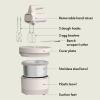 imagebella 35 Qt Hand ampamp Stand Mixer 2 in 1 Electric Mixer with Bowl Dough Hook Whisk ampamp Egg Beater Multifunctional Handheld Blender ampamp Mixer for Baking 200 Watt OatmilkOatmilk