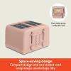 imagebella 4 Slice Toaster 6 Setting Shade Control with Reheat ampamp Cancel Buttons Removable Crumb Tray Anti Jam ampamp Auto Shutoff 900 Watt SurfBlossom