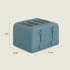 imagebella 4 Slice Toaster 6 Setting Shade Control with Reheat ampamp Cancel Buttons Removable Crumb Tray Anti Jam ampamp Auto Shutoff 900 Watt SurfSurf
