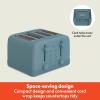 imagebella 4 Slice Toaster 6 Setting Shade Control with Reheat ampamp Cancel Buttons Removable Crumb Tray Anti Jam ampamp Auto Shutoff 900 Watt SurfSurf