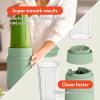 imagebella 6 Pcs Portable Rocket Blender Juicer ampamp Smoothie Maker Press ampamp Twist Design EverGood ampamp BPA Free Dishwasher Safe Parts 4 Tip Stainless Steel Blade Cord Wrap 240 Watt Motor OatmilkSeaglass