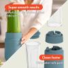 imagebella 6 Pcs Portable Rocket Blender Juicer ampamp Smoothie Maker Press ampamp Twist Design EverGood ampamp BPA Free Dishwasher Safe Parts 4 Tip Stainless Steel Blade Cord Wrap 240 Watt Motor OatmilkSurf