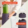 imagebella 6 Pcs Portable Rocket Blender Juicer ampamp Smoothie Maker Press ampamp Twist Design EverGood ampamp BPA Free Dishwasher Safe Parts 4 Tip Stainless Steel Blade Cord Wrap 240 Watt Motor OatmilkPlum