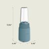 imagebella 6 Pcs Portable Rocket Blender Juicer ampamp Smoothie Maker Press ampamp Twist Design EverGood ampamp BPA Free Dishwasher Safe Parts 4 Tip Stainless Steel Blade Cord Wrap 240 Watt Motor OatmilkSurf