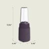 imagebella 6 Pcs Portable Rocket Blender Juicer ampamp Smoothie Maker Press ampamp Twist Design EverGood ampamp BPA Free Dishwasher Safe Parts 4 Tip Stainless Steel Blade Cord Wrap 240 Watt Motor OatmilkPlum