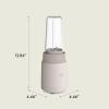 imagebella 6 Pcs Portable Rocket Blender Juicer ampamp Smoothie Maker Press ampamp Twist Design EverGood ampamp BPA Free Dishwasher Safe Parts 4 Tip Stainless Steel Blade Cord Wrap 240 Watt Motor OatmilkOatmilk