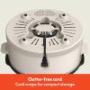 imagebella 60 Qt Manual Slow Cooker Ceramic Nonstick Coating 3 Temperature Settings Dishwasher Safe Stoneware Pot and Tempered Glass Lid Cool Touch Handles ampamp Tangle Free Cord Wrap BlossomOatmilk