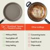 imagebella 7 Piece Cookware Set with EverGood Ceramic Nonstick Coating Dishwasher Safe Oven Safe All Stovetops Compatible Glass Lids with Silicone Rims Cool Touch Handles SeaglassSeaglass