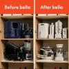 imagebella 9 Piece Ceramic Nonstick Cookware Set Fitsanywhere Kitchenware w EverGood Coating Dishwasher ampamp Oven Safe All Stovetops Compatible Stackable Design Cool Touch Handles OatmilkPlum