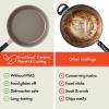 imagebella 9 Piece Ceramic Nonstick Cookware Set Fitsanywhere Kitchenware w EverGood Coating Dishwasher ampamp Oven Safe All Stovetops Compatible Stackable Design Cool Touch Handles OatmilkOatmilk