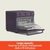 imagebella Air Fry Toaster Oven 7 Preset Cooking Options DishwasherSafe EverGood Coated Trays Included 60Minute Auto Shutoff w Audible Timer Power Indicator Light 1700 Watt OatmilkPlum