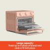 imagebella Air Fry Toaster Oven 7 Preset Cooking Options DishwasherSafe EverGood Coated Trays Included 60Minute Auto Shutoff w Audible Timer Power Indicator Light 1700 Watt OatmilkBlossom