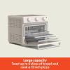 imagebella Air Fry Toaster Oven 7 Preset Cooking Options DishwasherSafe EverGood Coated Trays Included 60Minute Auto Shutoff w Audible Timer Power Indicator Light 1700 Watt OatmilkOatmilk