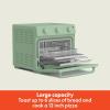 imagebella Air Fry Toaster Oven 7 Preset Cooking Options DishwasherSafe EverGood Coated Trays Included 60Minute Auto Shutoff w Audible Timer Power Indicator Light 1700 Watt OatmilkSeaglass