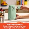 imagebella Electric Can Opener and Knife Sharpener Multifunctional Jar and Bottle Opener with Removable Cutting Lever and Cord Storage Stainless Steel Blade SurfSeaglass