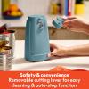 imagebella Electric Can Opener and Knife Sharpener Multifunctional Jar and Bottle Opener with Removable Cutting Lever and Cord Storage Stainless Steel Blade SurfSurf